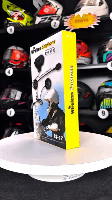 Intercomunicador BT12 tú para casco